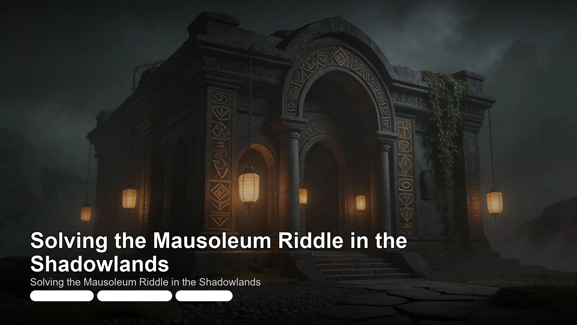 Baldur's Gate 3: Solving the Mausoleum Riddle in the Shadowlands
